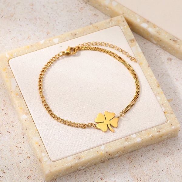 Lucky Charm Clover Bracelet